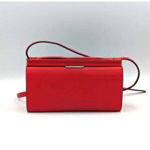 Pre-owned Hermès Clic-H Evercolor 21 Shoulder Bag Red